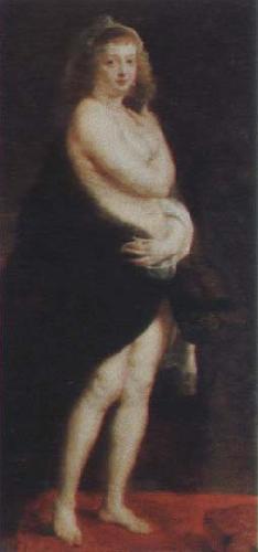 Peter Paul Rubens helene fourment in a fur wrap France oil painting art